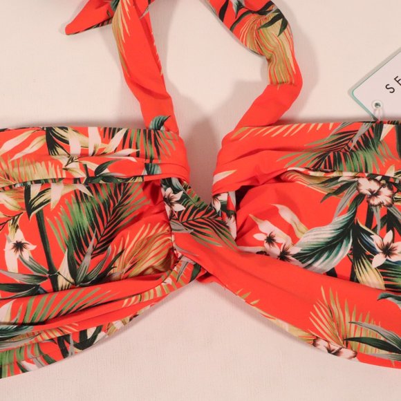 NWT Seafolly Ocean Alley Twist Bandeau Bikini Top - Picture 5 of 14